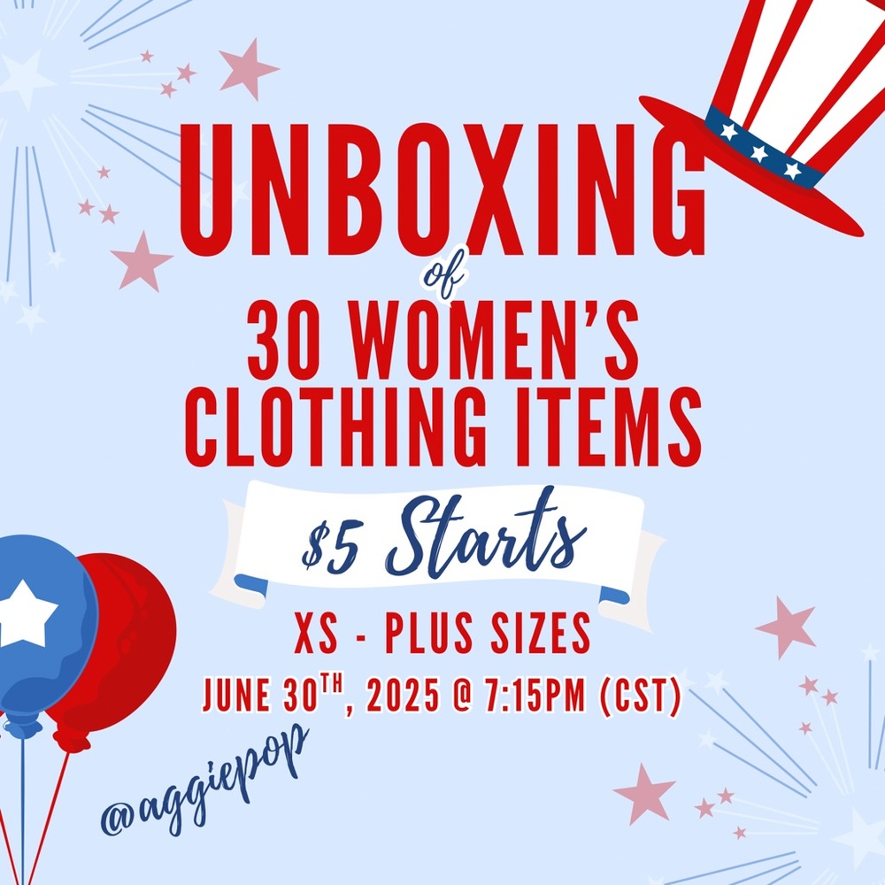 Women's Clothing Unboxing Event